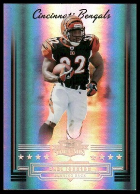 2006 Donruss Threads #34 Rudi Johnson /250 Bronze Holofoil Cincinnati Bengals