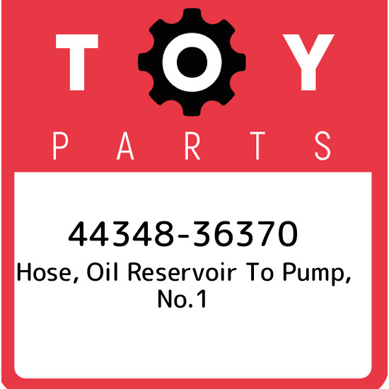 44348-36370 Toyota Hose, oil reservoir to pump, no.1 4434836370 