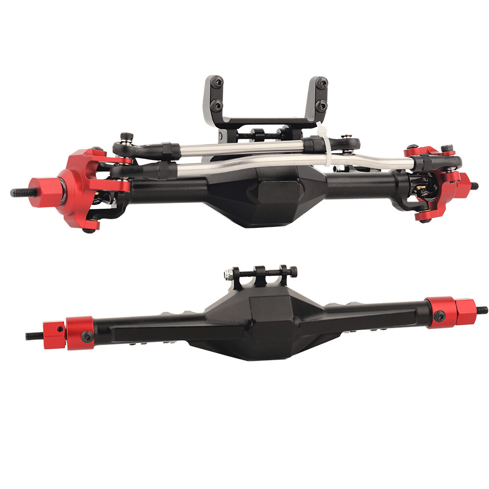 CNC Metal Front Rear Axles for 1/10 Axial SCX10 II 90046 90047 RC 