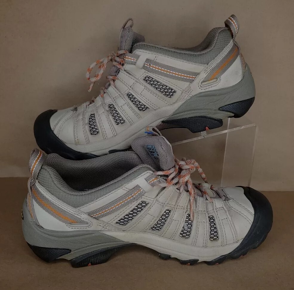 Scarpe da trekking donna KEEN Flint basse taglia 7 5 M marrone punta morbida