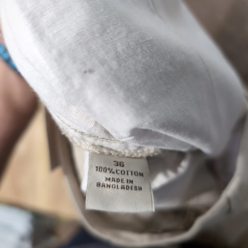 Island Republic Shorts Men 36x9" Khaki Embroidered Martini Glasses Geometric - Image 3 of 4