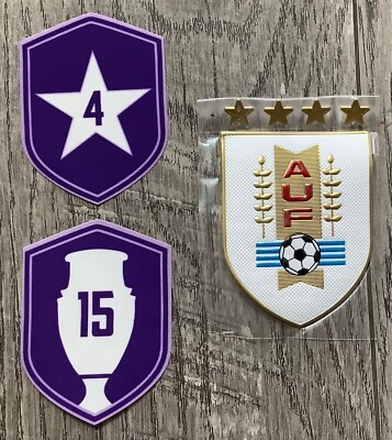 2024 AUF  Uruguay National Team Home&Away Patch set