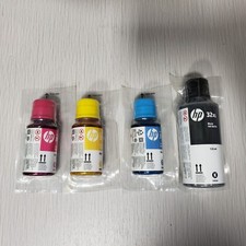 HP 31 Cyan, Yellow, Magenta 32XL Black Bottled Ink Cartridge 7E6X7AN - LN