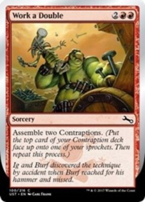 Work a Double Light Play, English Magic the Gathering MTG Unstable