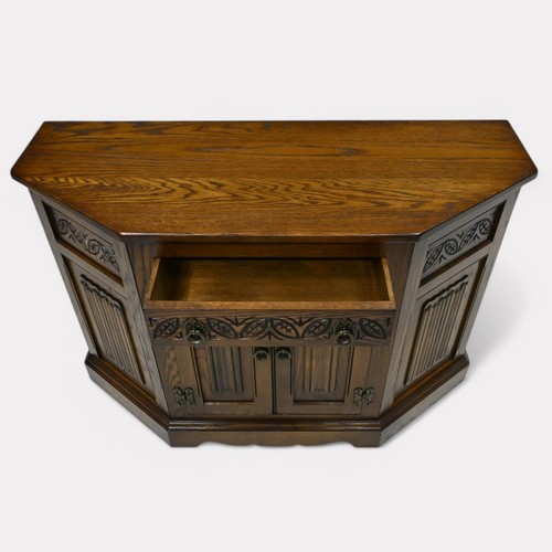 Old Charm Canted Cupboard Light Oak Finish Model 2198 Drawer FREE UK Delivery* - Picture 10 of 17