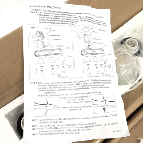Maxim Lighting 8014MROI 4-Light Early American Bath Vanity 30"x7" New - Picture 4 of 4