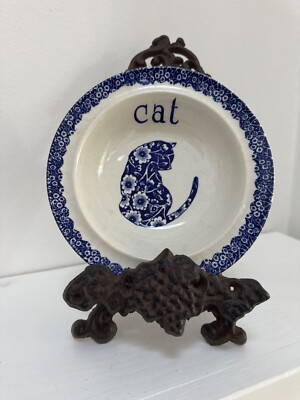 Beautiful Cat vintage plate, excellent condition 