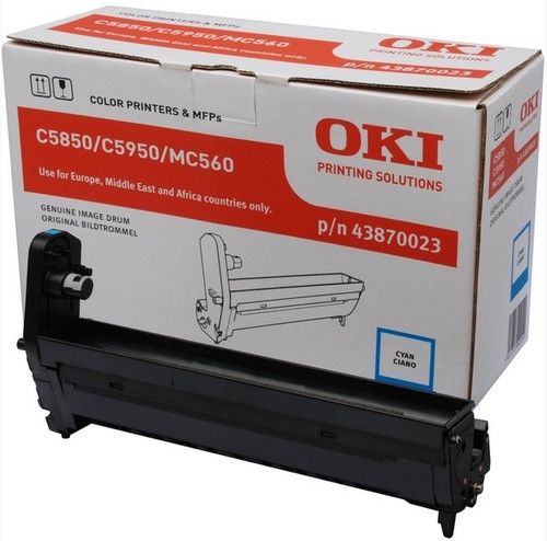 Drum cyan 20k for c5850/5950 (43870023) (5031713040194)