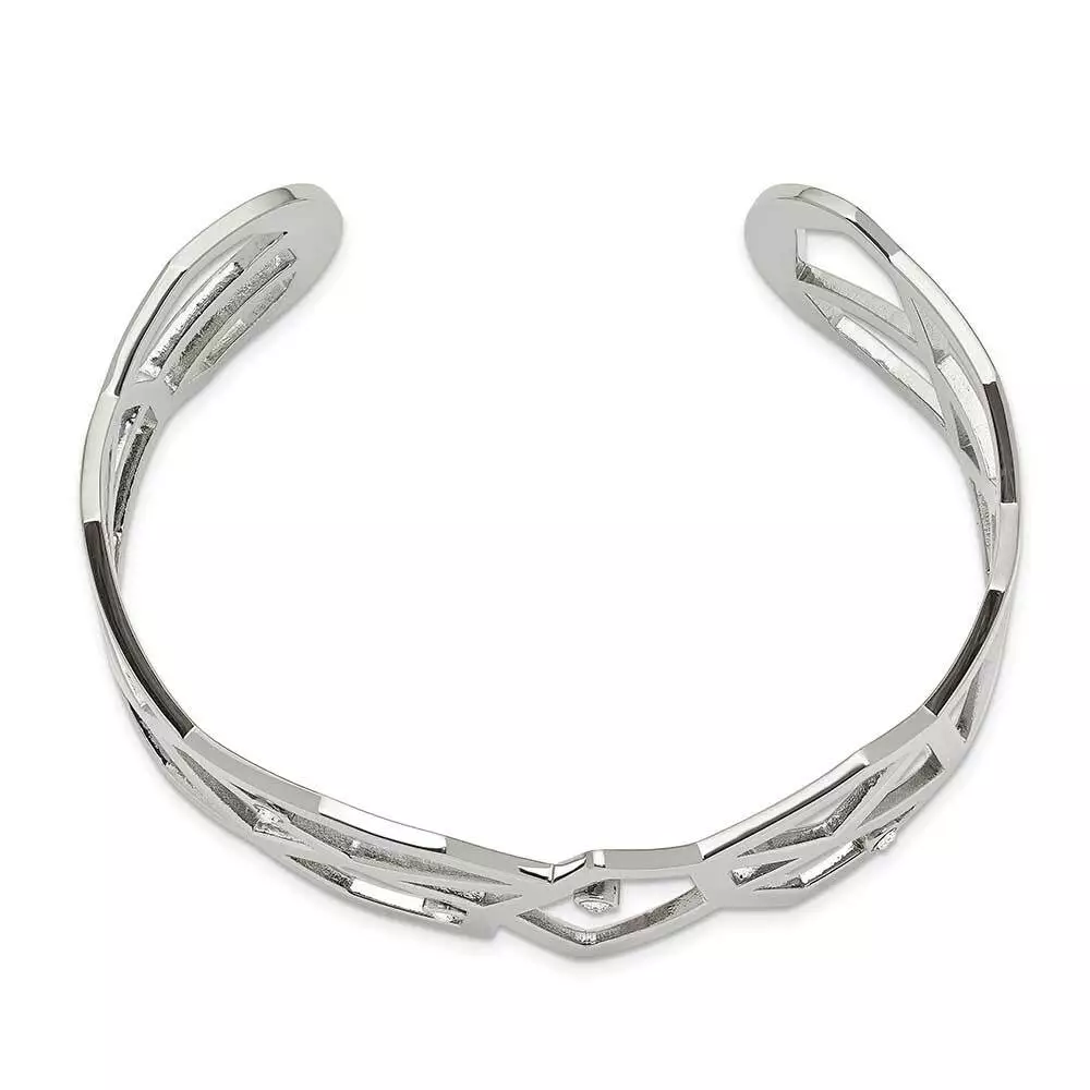 Swarovski geometric bangle sale