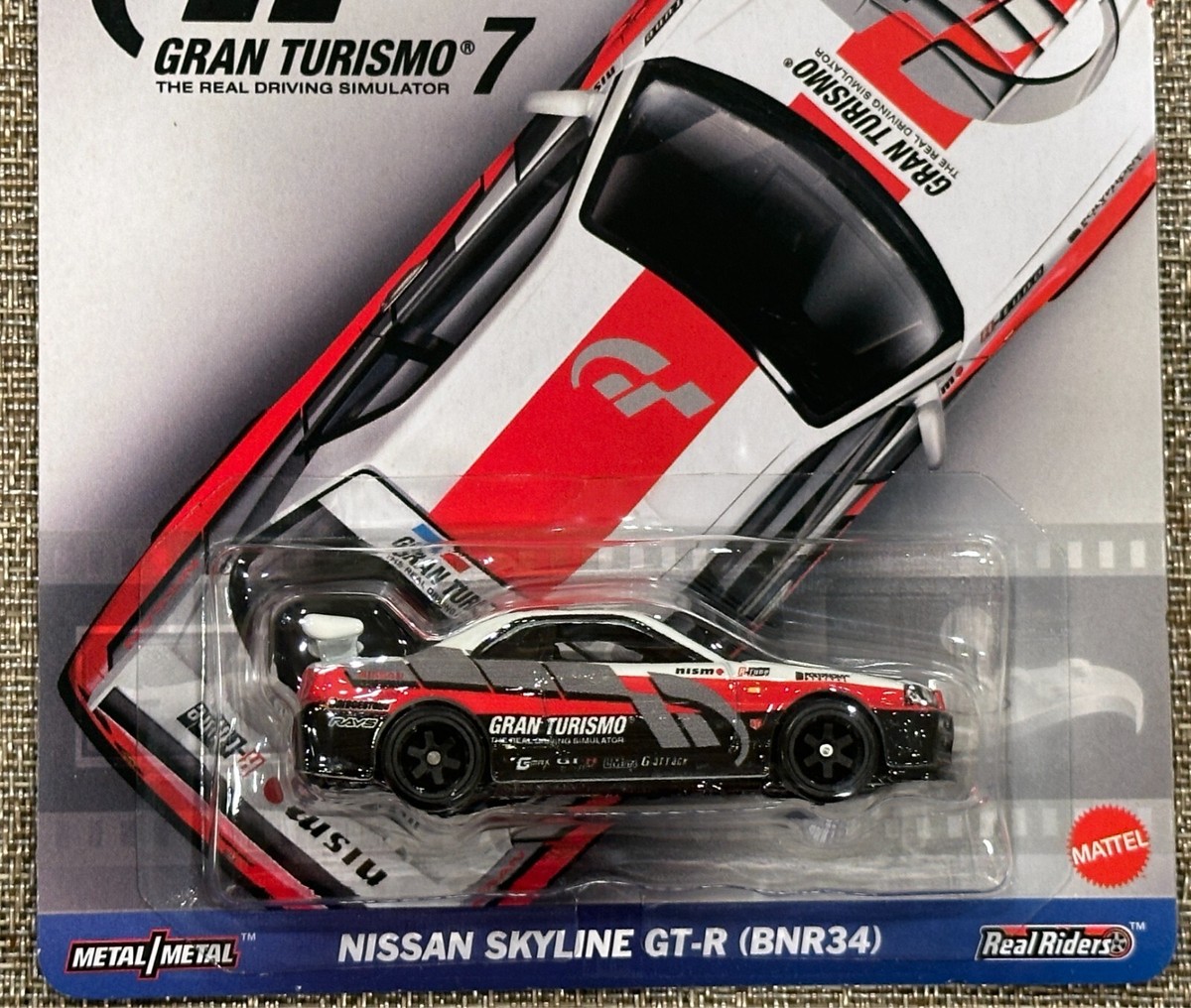 Hot Wheels Gran Turismo Nissan GT-R R34 Pop Culture Premium BNR34