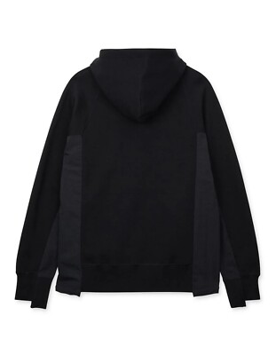 Nike X Sacai Pullover Hoodie Fleece CV5727-010 Black Unisex Size