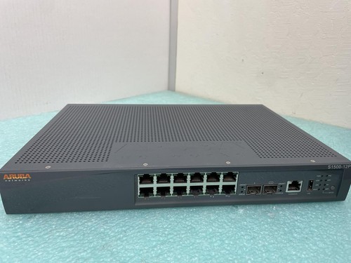 ARUBA NETWORKS S1500-12P 12-Port PoE Mobility Access Switch "TESTED" - Picture 1 of 4
