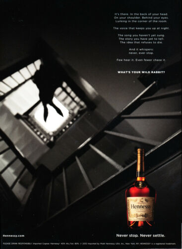 HENNESSY COGNAC AD #69 RARE 2013 OUT OF PRINT VINTAGE