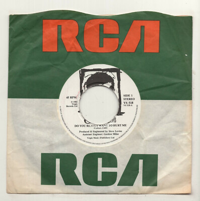 (L769) Culture Club, Do You Really Want To Hurt Me - 1982 - 7'' vinyl