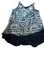 Pure By Ulla Popken Kleid Gr 54/55 Blau
