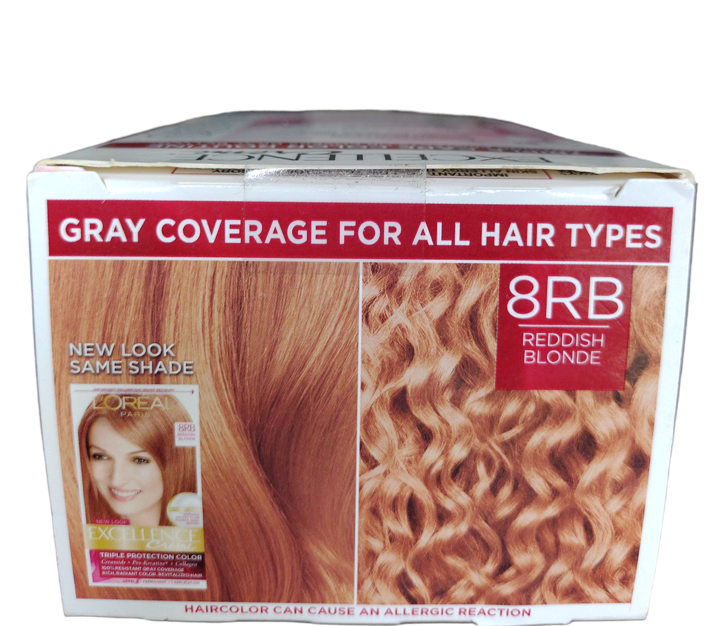 L'Oreal Paris Excellence Non-Drip Creme Permanent Hair Color 8RB Reddish Blonde