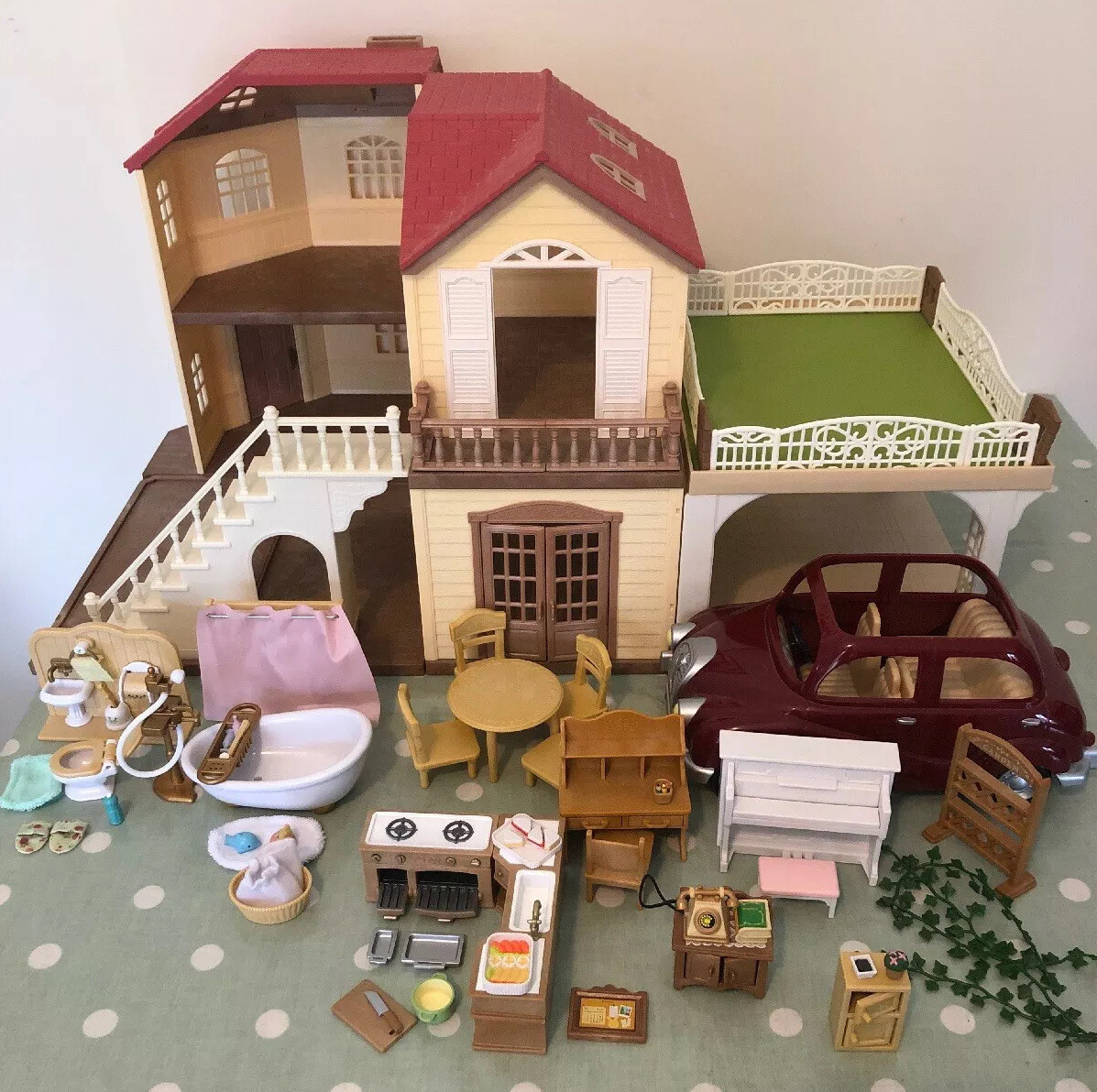 Sylvanian Families Maple Manor With Carport For Sale Online Ebay