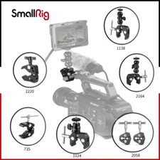 SmallRig Universal Super Clamp Mount Ball Head Adapter for Monitor / Camera