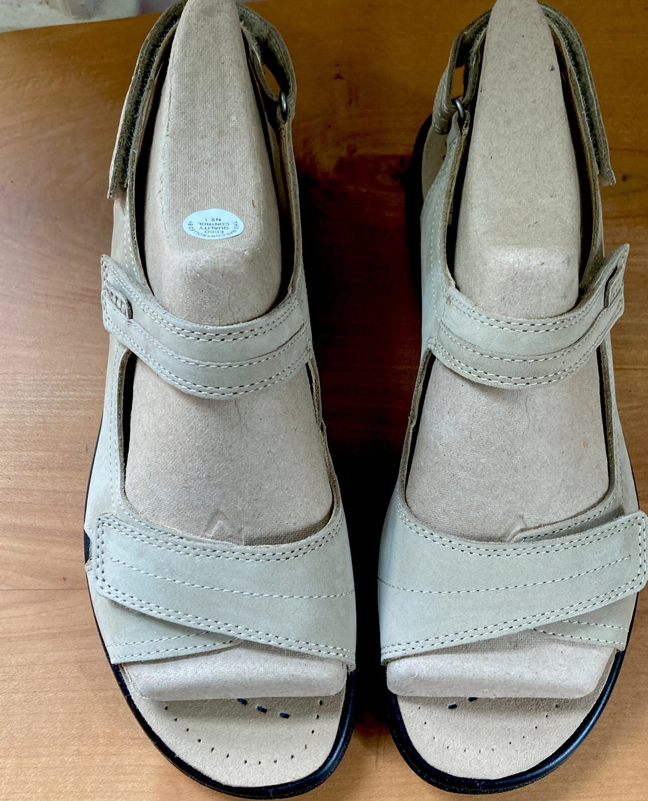 Ecco Breeze sabbia zabbia schiuma supporto arco plantare sandalo donna 9 9 5 EU 40 NO