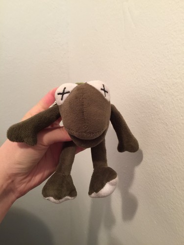 Geocaching Mascot Stuffed Animal Frog Plush Frog Gift Signal Key Chain
