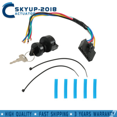 Ignition KeySwitch Pigtail Harness For Polaris Scrambler 400 500 850 1000 Magnum