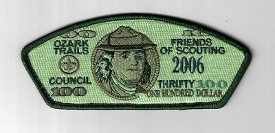 Ozark Trails Council SAP SA-27 FOS 2006 Thrifty DGR Bdr. (DN $75) Springfield, M