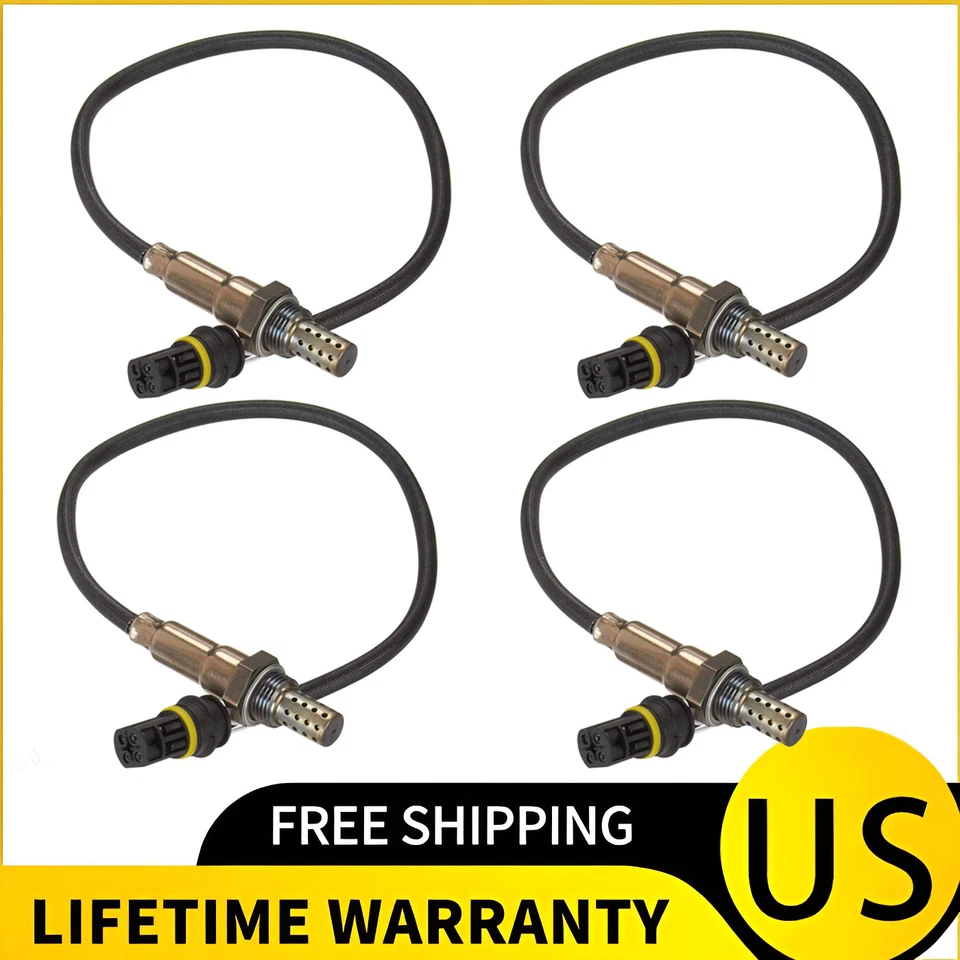 Juego de 4 sensores de oxígeno arriba+abajo para Mercedes-Benz Cl500 Cl600 S600 S430 2001-2006 Foto 2 de 4