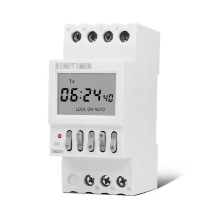 TM624 220V 16A 50Hz 40 Bell Controller 1 Second Interval Ring Timer Switch - Image 1 of 4