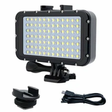 50m Rechargeable Underwater Lights 5000lm LED Video Lights for Gopro SLR Cameras