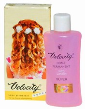 VELOCITY HOME PERMANENT - For Hair Curling and Sraightening Baby Pink