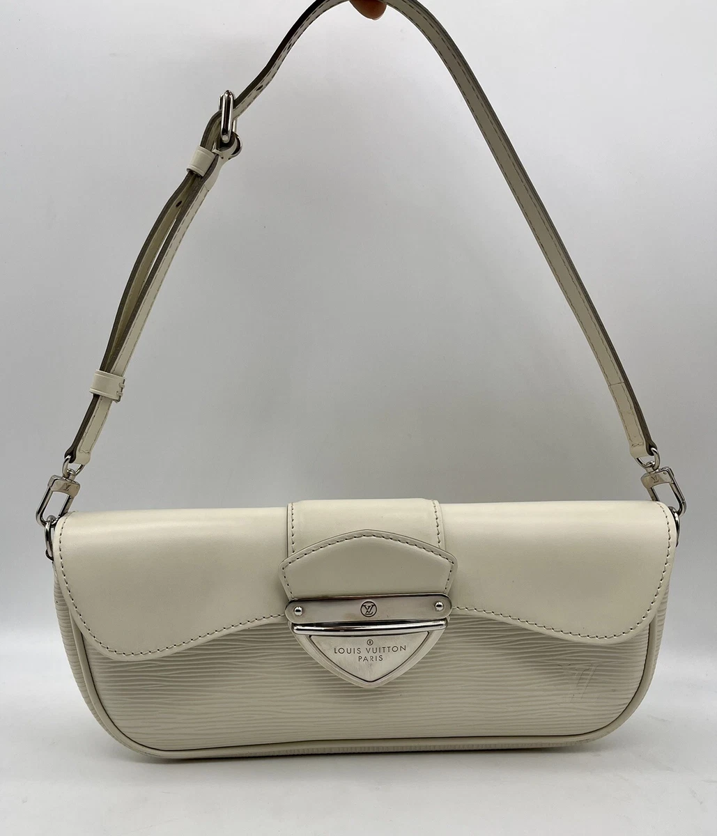 Louis Vuitton Vintage - Epi Pochette Montaigne Bag - White Ivory