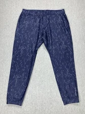 Peter Millar Atlas Joggers Performance Pants Navy Marble MF23EB301A Men's XL