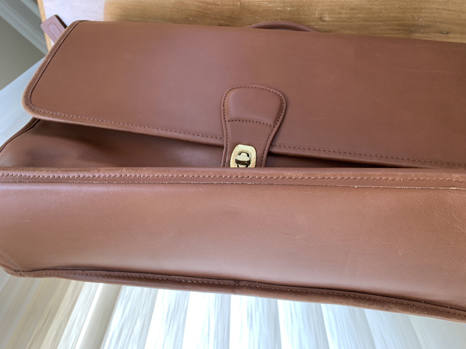 Coach Men’s Leather Briefcase Gem