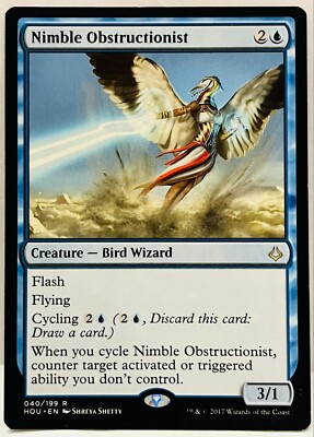 Nimble Obstructionist #40-MTG-Hour of Devastation-Regular-NM