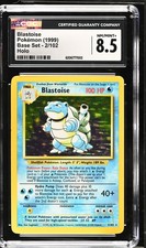 CGC 8.5 Blastoise 2/102 Base Set Holo Pokemon Card