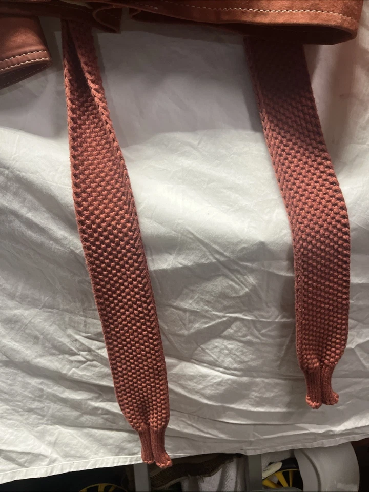 /vintage-1970s-rust-colored замшевая куртка - Изображение 2 из 4