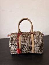 Borsa Boston in tela Fendi Zucchino