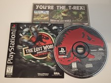 Jurassic Park the Lost World Sony PlayStation 1, 1997 CIB PSone black label