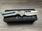 N.U.M.B. Knifeworks N1 Cornerstone Titanium Handle S90V Satin Frame Lock — photo 4