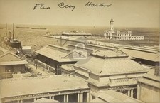 Faro del Puerto de Veracruz Revolución Mexicana 1914 RPPC Foto Postal COPIA