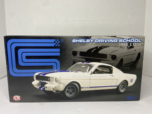 Shelby Driving School - 1965 G.T.350 - 1:18 model by Acme With Box