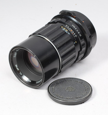 SUPER MULTI COATED TAKUMAR 200MM F/4 W FACTORY CAPS FOR PENTAX 6X7 CLEAN GLASS