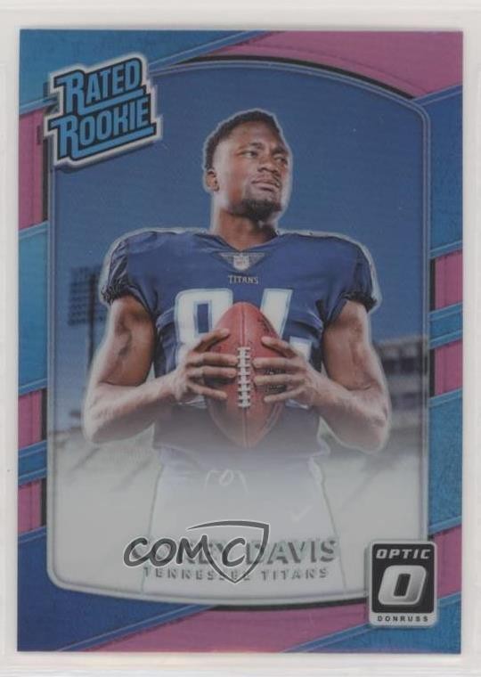2017 Donruss Optic Rated Rookie Pink Prizm Corey Davis #166 Rookie RC 2r7