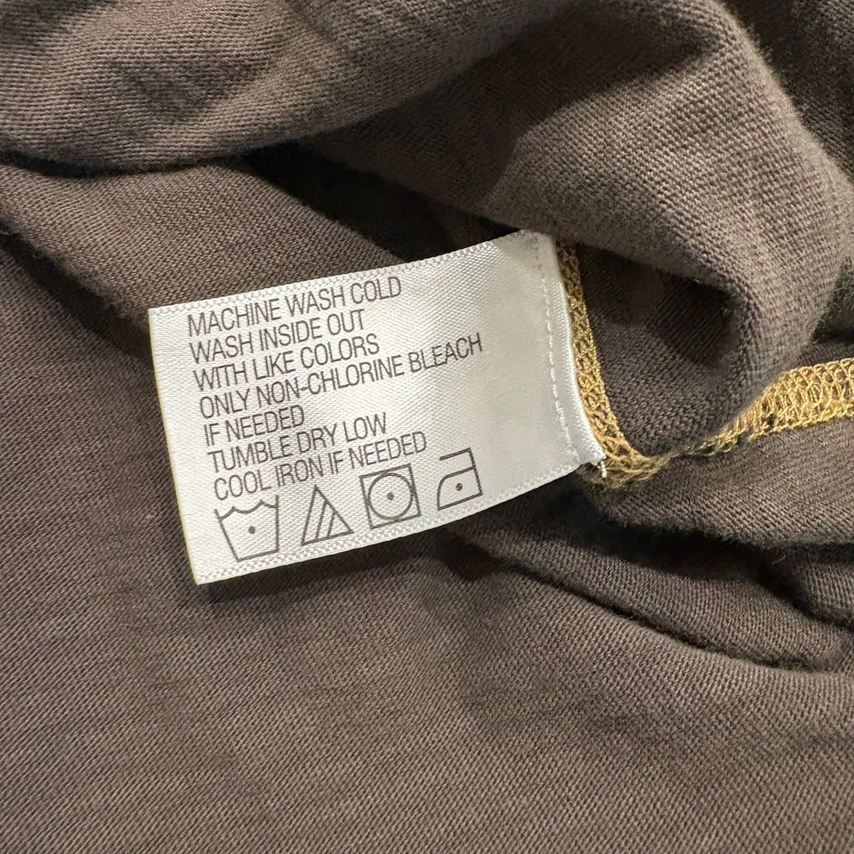 Camiseta Orvis Hombre’s Marrón Montana Morning Manga Larga De Colección Años 90’s Talla XXL Foto 4 de 4