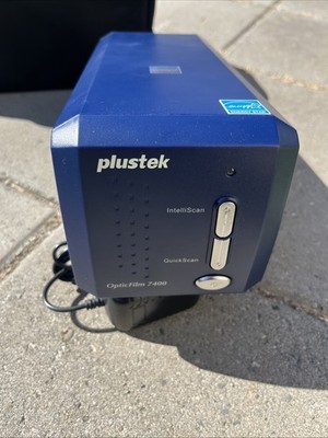 Plustek OpticFilm 7400 35mm Film Scanner High Resolution w/ Power