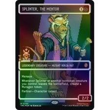 FOIL SPLINTER, THE MENTOR (BORDERLESS) (SURGE FOIL) (089) Teenage Mutant Ninja T