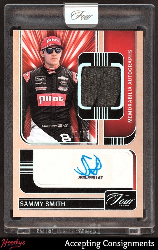 2025 Panini Turn Four Holo Silver #21 Sammy Smith FIRESUIT AUTO 65/75