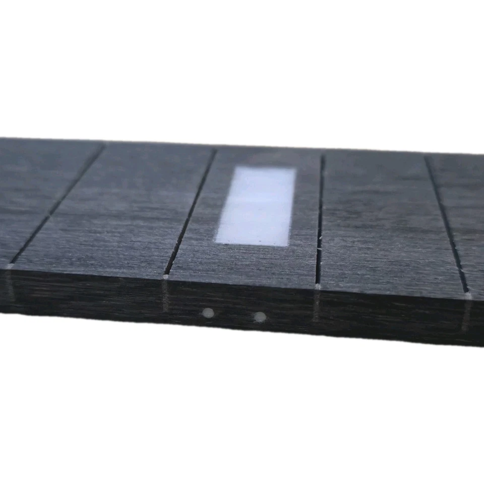 Guitarra diapasón tuerca 42 mm escala 25,5" con incrustación de bloque de ébano MOP 24 trastes Custom Shop  Foto 4 de 4