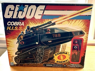 Hasbro G.I. Joe Cobra Hiss Tank with 3.75 inch Driver Action Figure - NIB Sealed