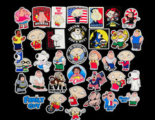Family Guy Inspired Stickers Funny Tv Cartoon Vinyl Decals Stewie Brian Peter